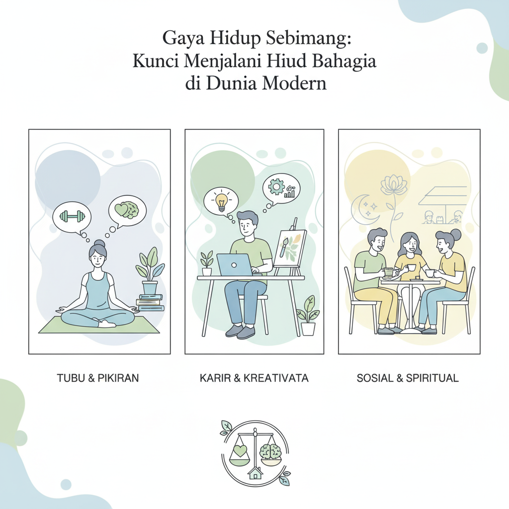 Gaya Hidup Seimbang: Kunci Menjalani Hidup Bahagia di Dunia Modern