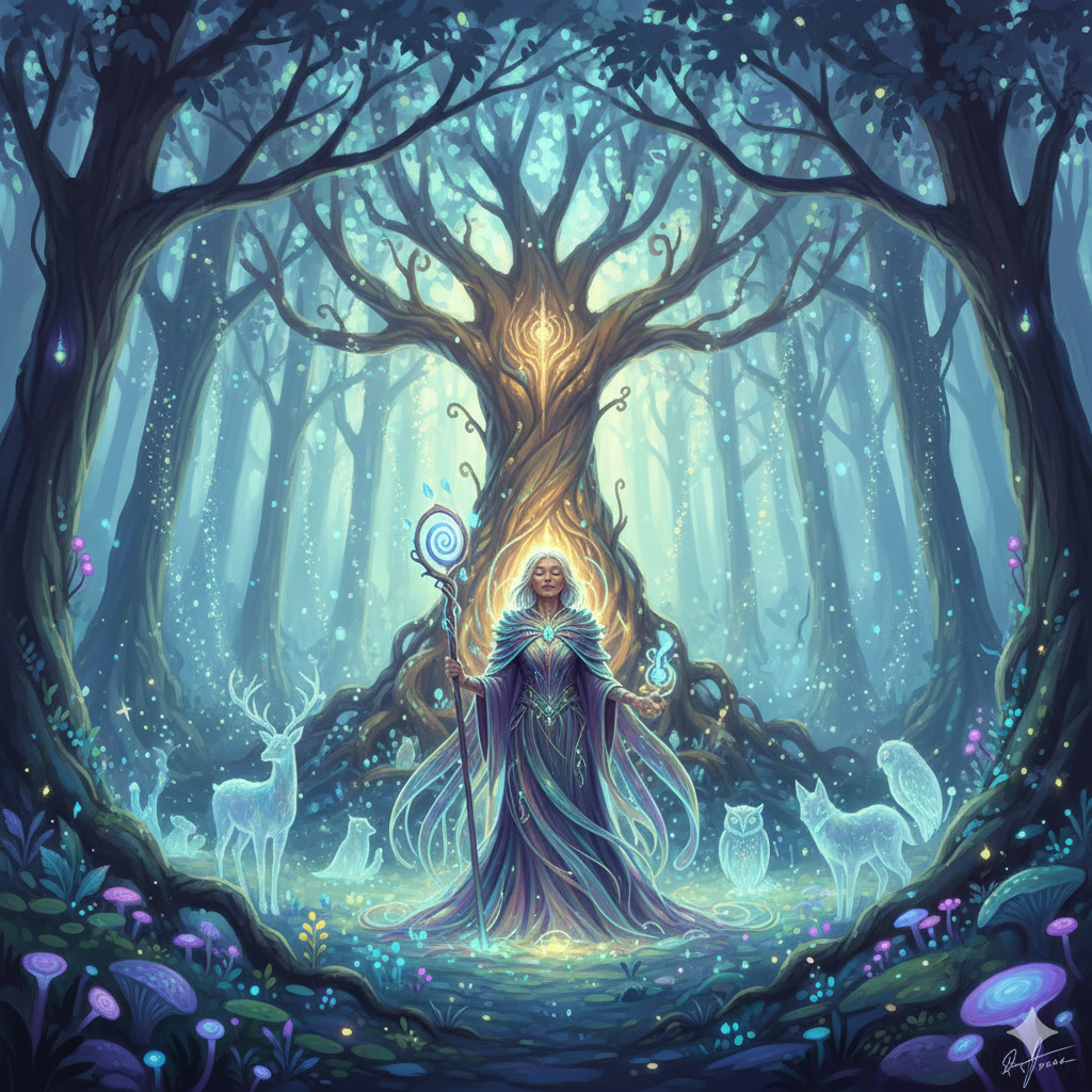 Hiburan Cerita Fantasi: Hutan Cahaya dan Sang Penjaga Ajaib